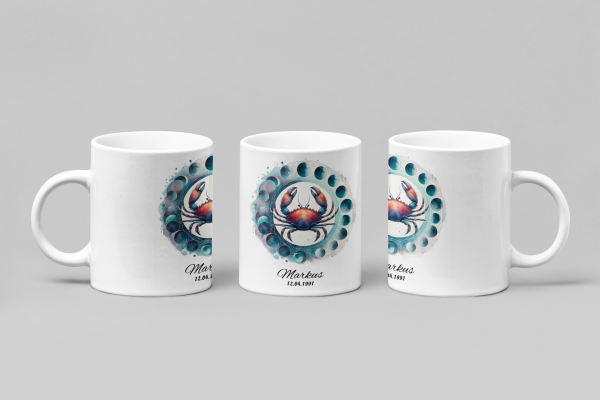 Tasse Sternzeichen - Krebs02